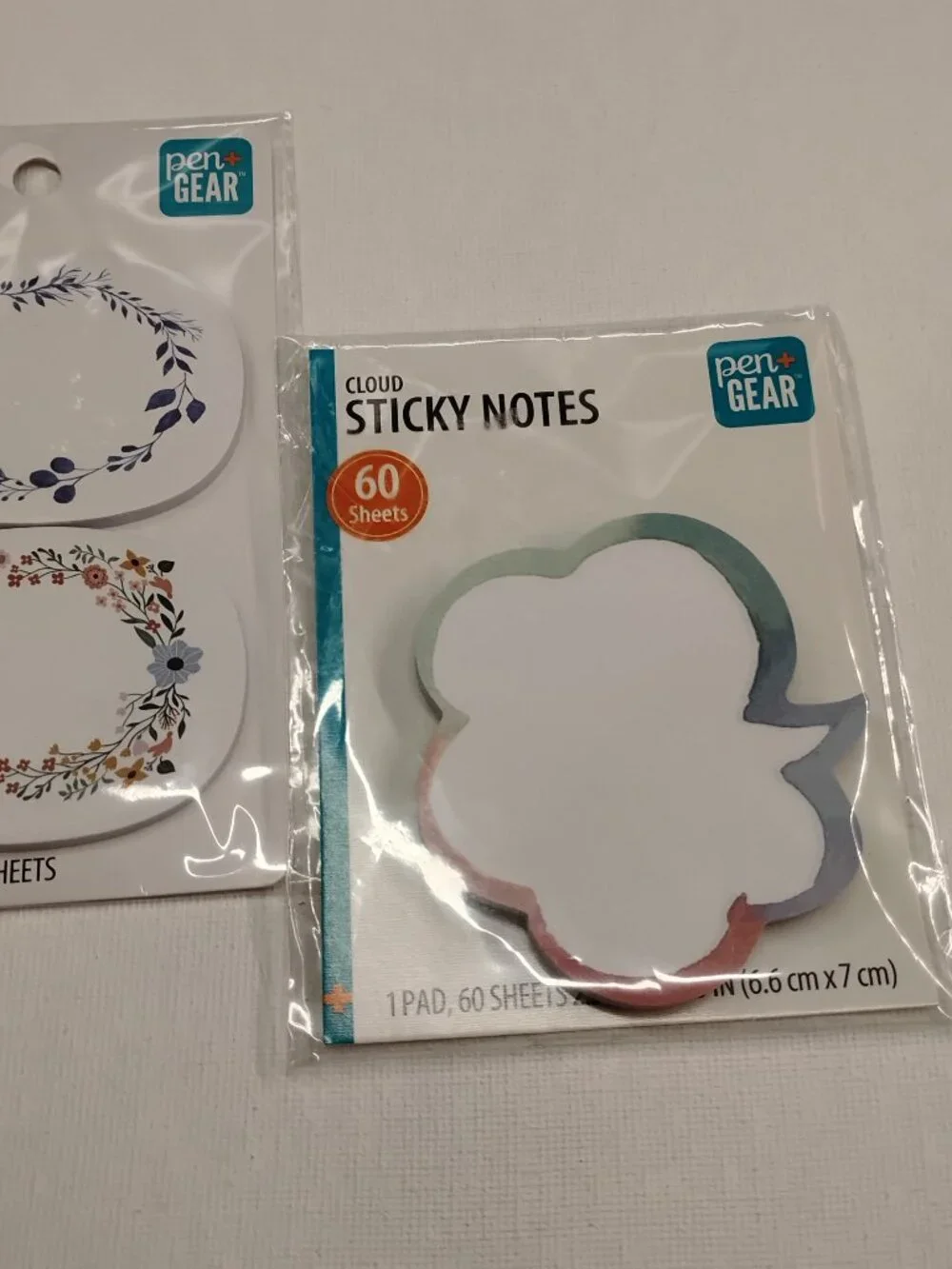 SEALED~ 3pc Pen+Gear Sticky Note Pad Bundle